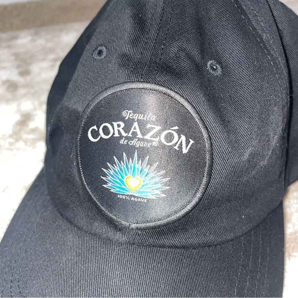 Corozon Tequila men's black adjust hat/cap NEW - Picture 5 of 6